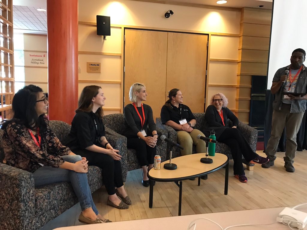 panel on diversity women in tech in calgary alberta tami miguens macdeploy